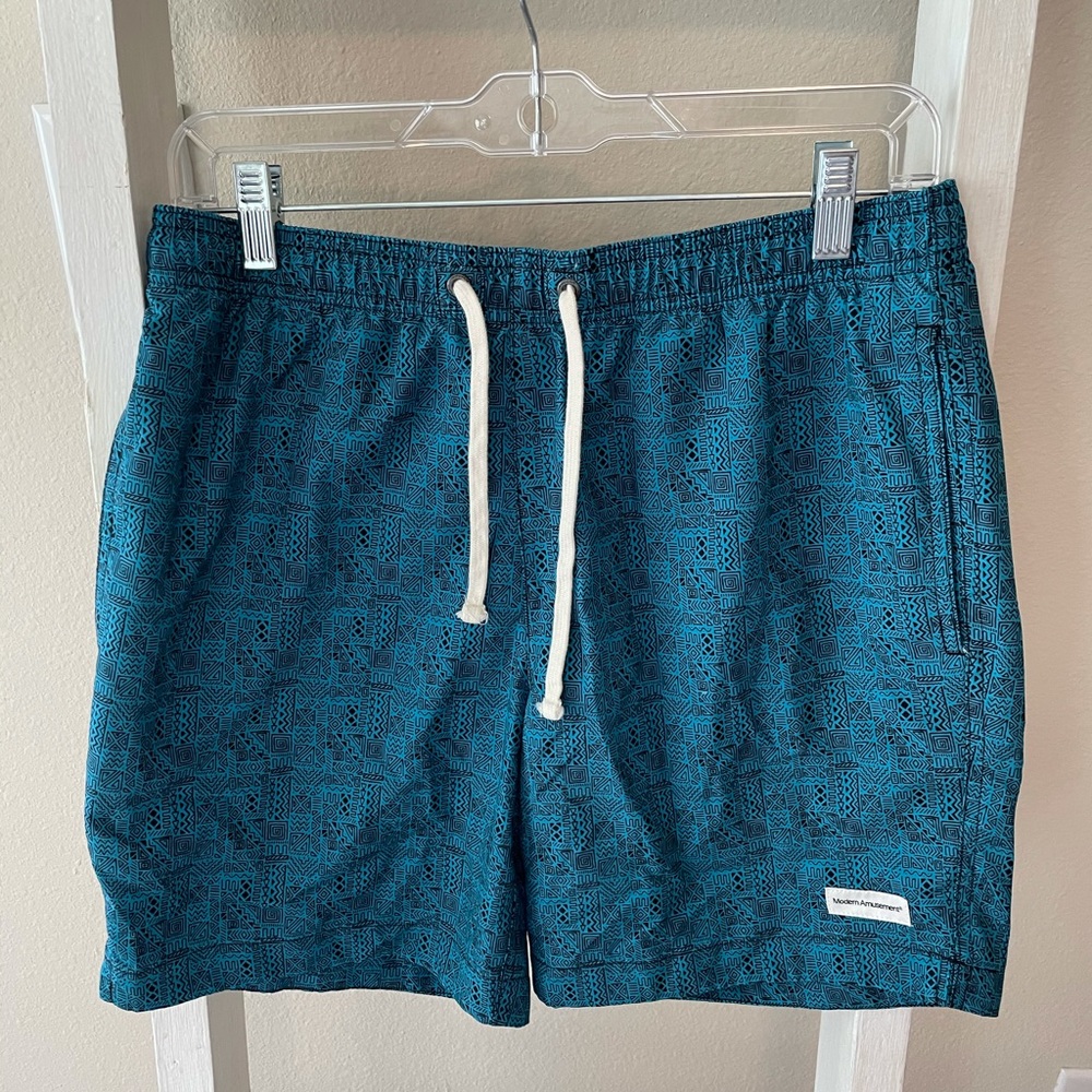 Modern Amusement swim trunks